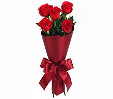 Букет 5 Красных роз Эдлесс Лав в Большой Вишере