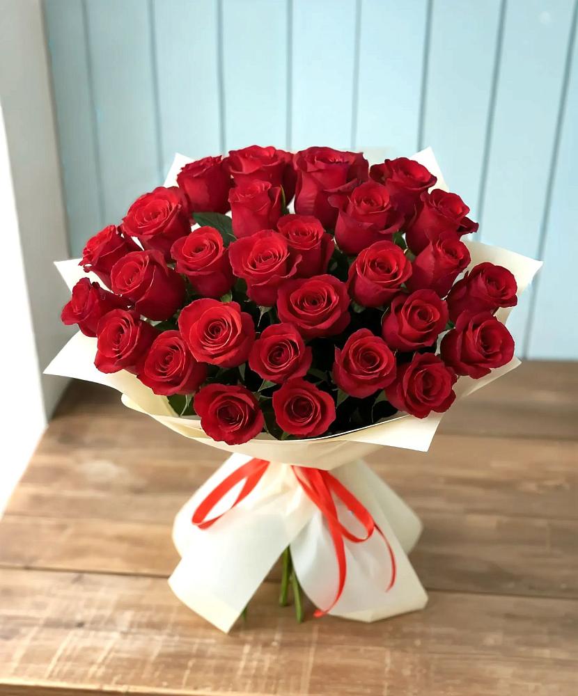 Букет 29 Красных роз в Большой Вишере