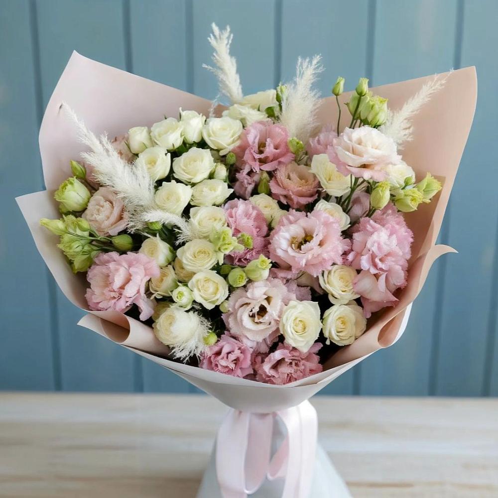 Букет цветов из: Альстромерии и Розы в Большой Вишере