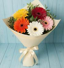Букет цветов из:  Герберы в Большой Вишере