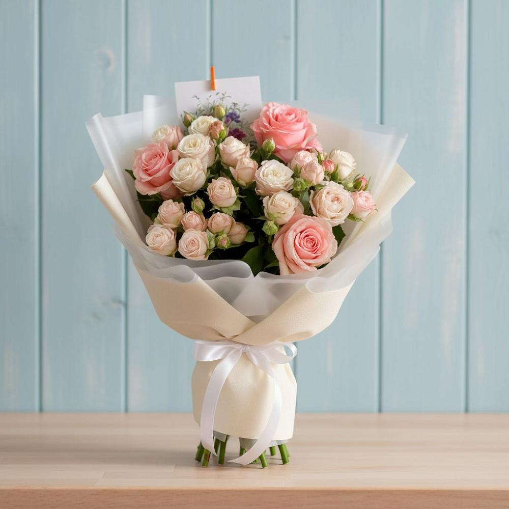 Букет цветов из: Розы в Большой Вишере