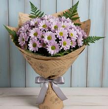 Букет цветов из:  Хризантемы #REPLACE_PRED# Большой Вишере