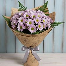 Букет цветов из:  Хризантемы в Большой Вишере