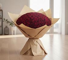 Букет 101 Красная роза в Большой Вишере