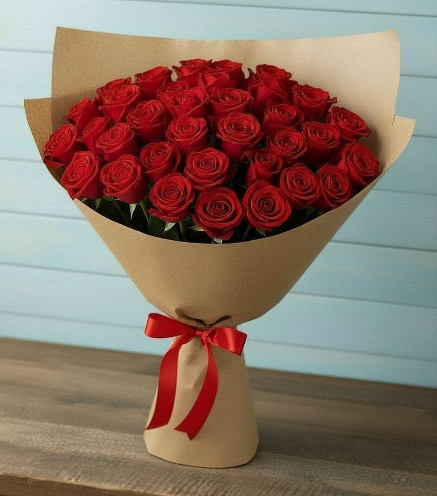 Букет Красные розы Милано в Большой Вишере