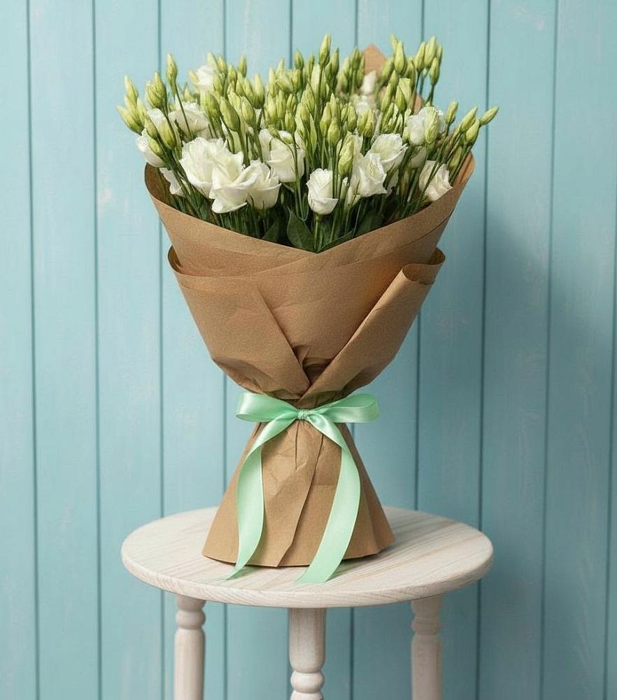 Букет цветов из: Лизиантусы в Большой Вишере