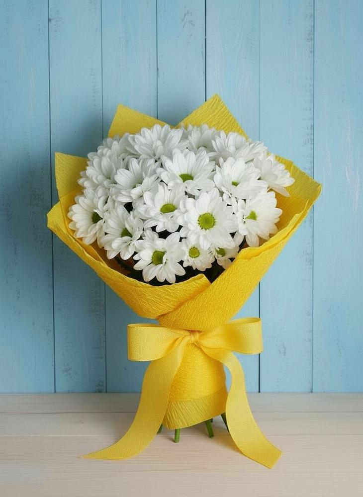 Букет цветов из: Хризантемы в Большой Вишере