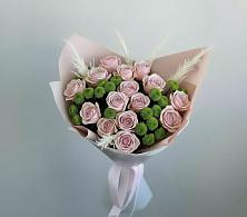 Букет цветов из:  Розы и Хризантемы в Большой Вишере