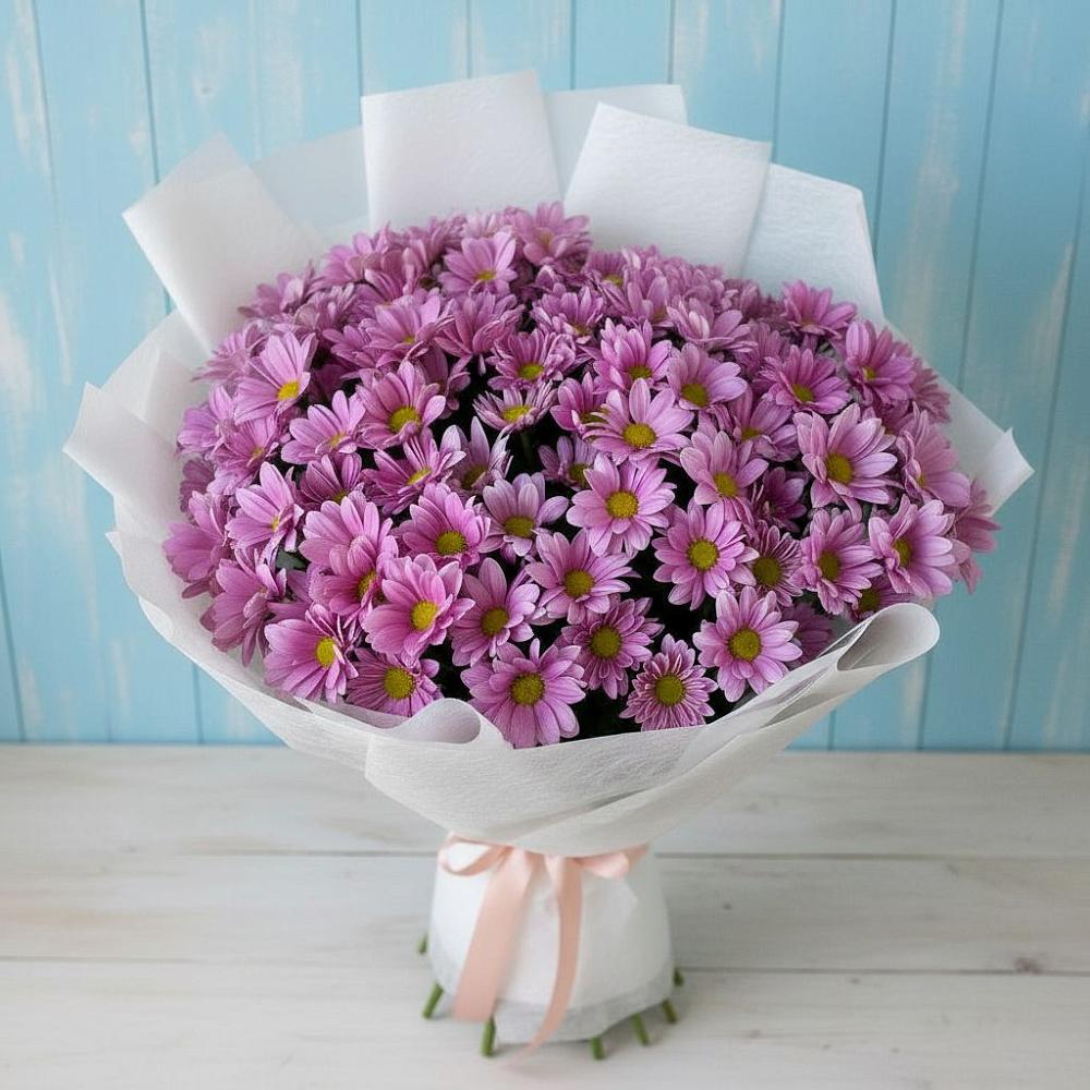Букет цветов из: Хризантемы в Большой Вишере