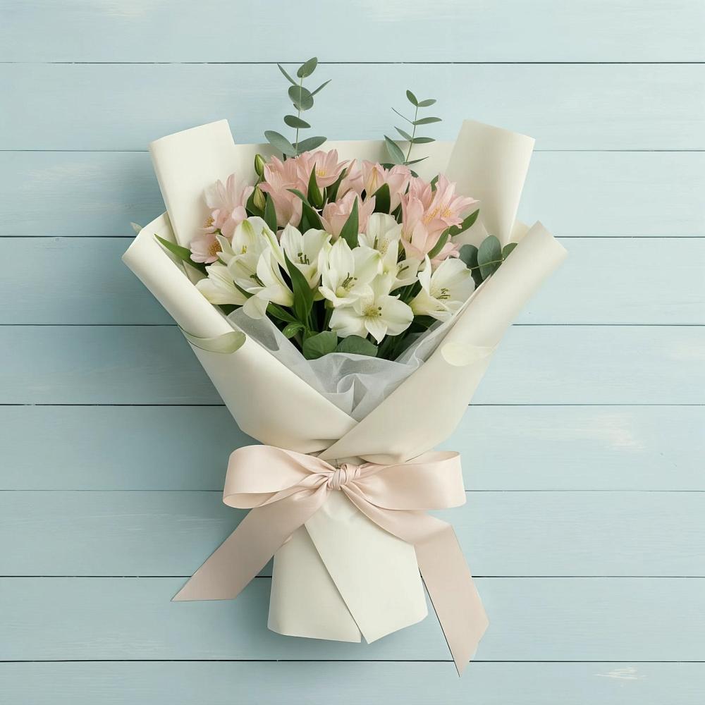 Букет цветов из: Альстромерии в Большой Вишере