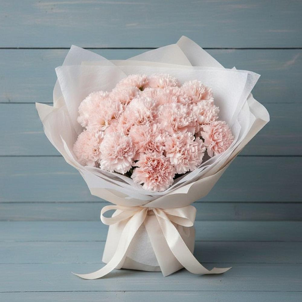 Букет цветов из: Гвоздики в Большой Вишере