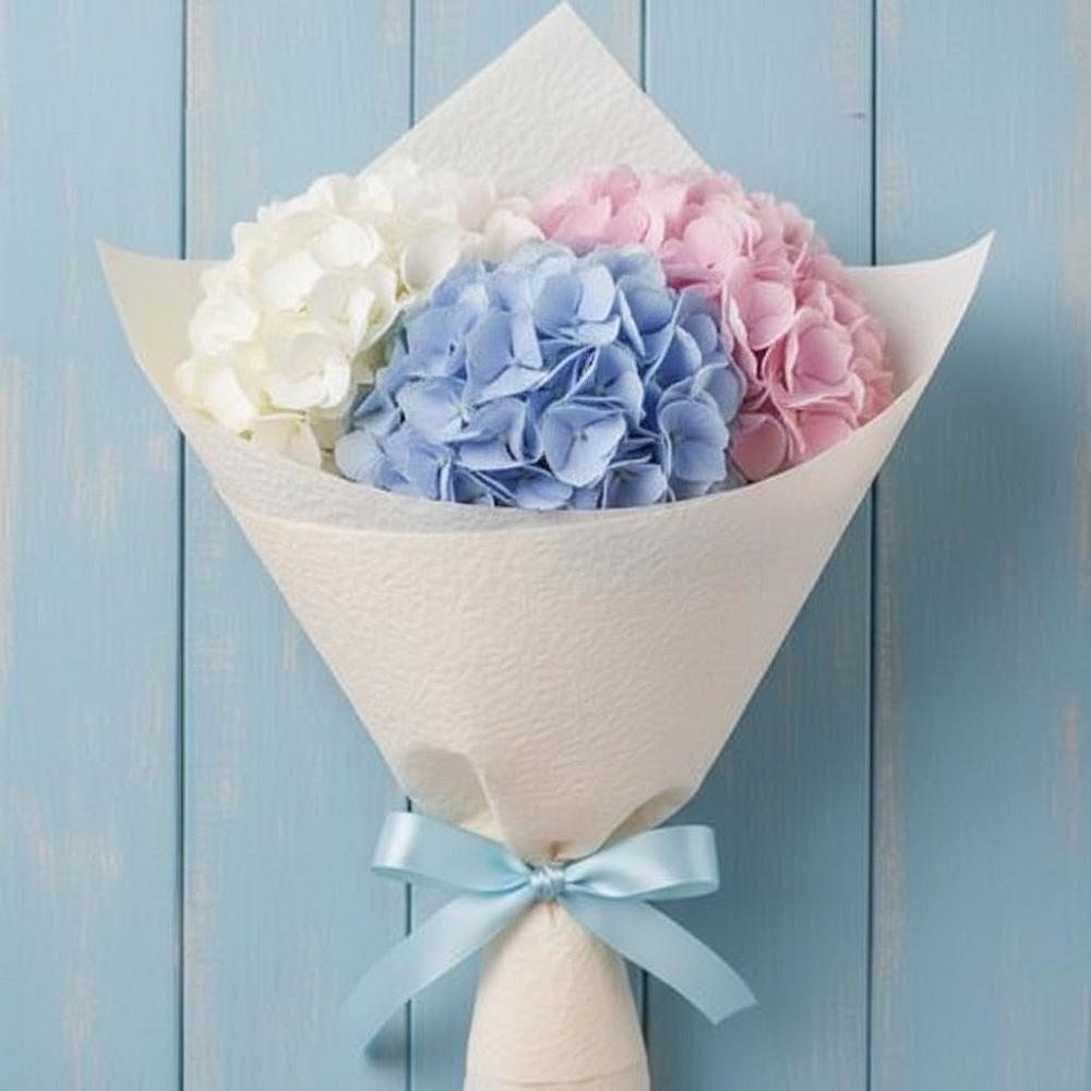 Букет цветов из: Гортензия в Большой Вишере